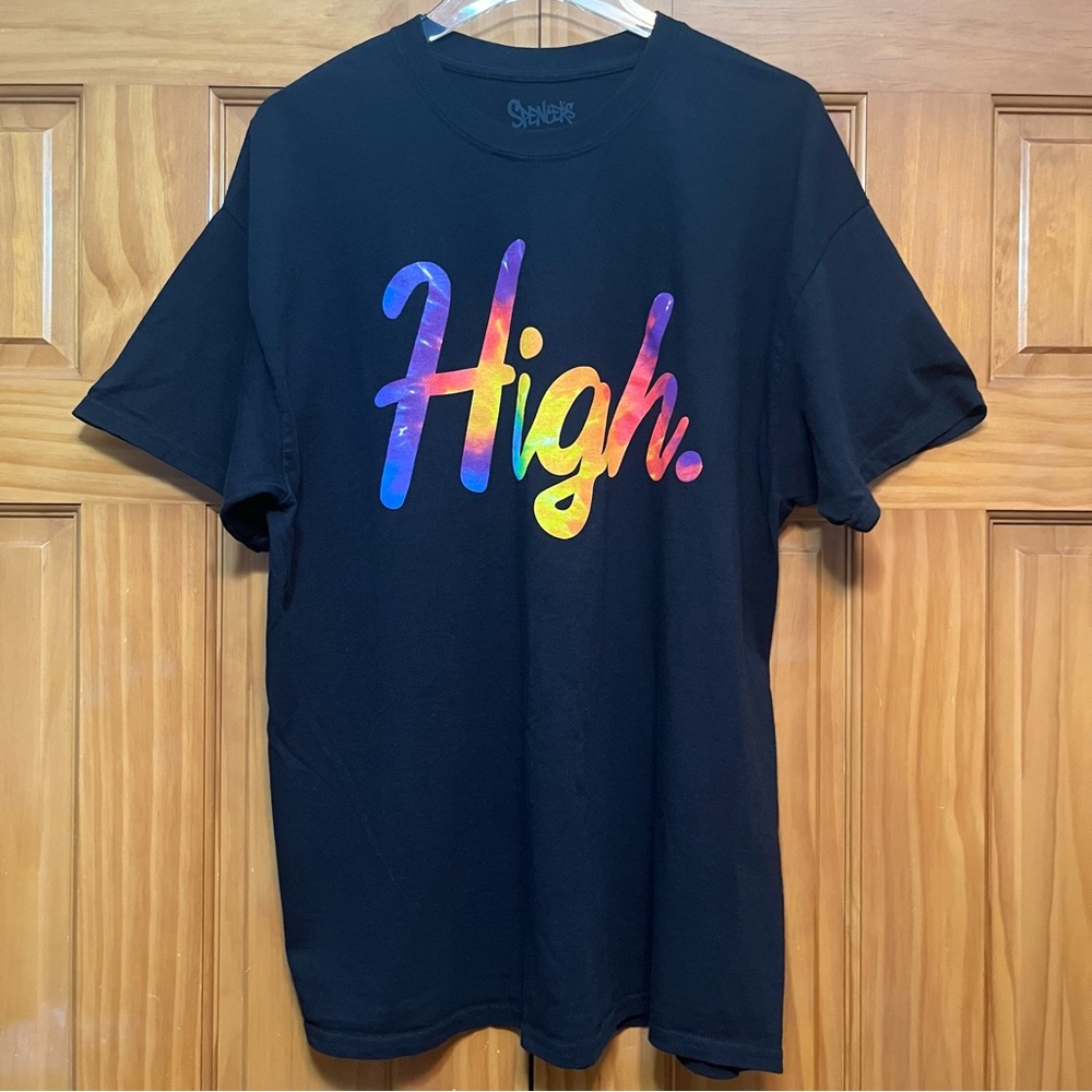 Spencer “High” Black Tee Shirt Size XL